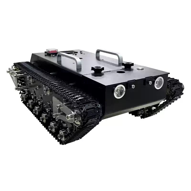Kuinka täysmetallinen jousitettu tela-alusta leikkaa yliopistolaboratorioiden ja robottien T&K-kustannuksia?