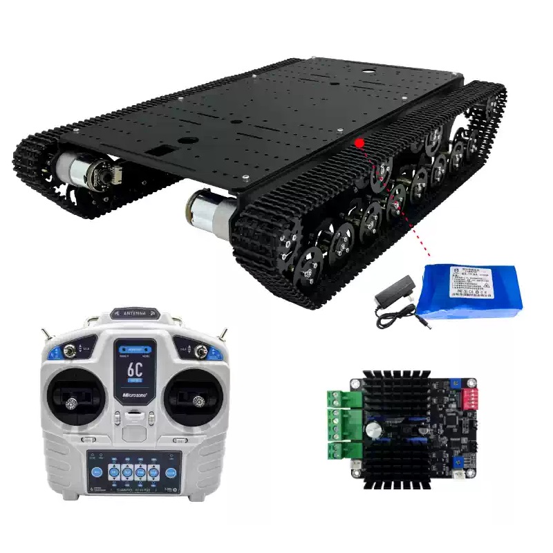 4WD Tela- ja Mecanum Wheel Robotin alustasarja