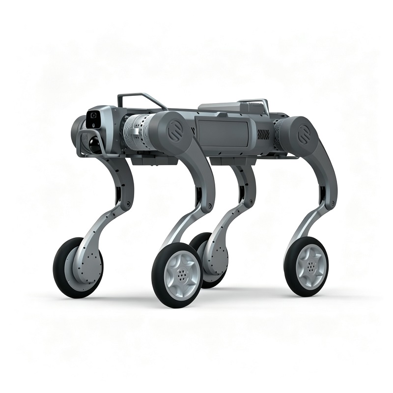 Hybridipyöräjalkainen robottialusta nelijalkainen robottikoira