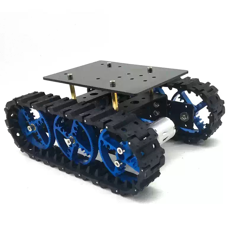 Mini-älykäs kumitela-alustainen robottirunko